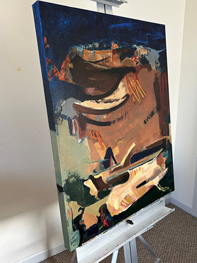 Terra Lyrica by Lynne Meneses |  Side View of Artwork 