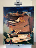 Original art for sale at UGallery.com | Terra Lyrica by Lynne Meneses | $2,175 | acrylic painting | 30' h x 24' w | thumbnail 3