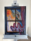Original art for sale at UGallery.com | The View Within by Lynne Meneses | $1,100 | acrylic painting | 24' h x 18' w | thumbnail 3
