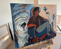 Original art for sale at UGallery.com | Unreachable by Design by Lynne Meneses | $1,100 | acrylic painting | 18' h x 24' w | thumbnail 2