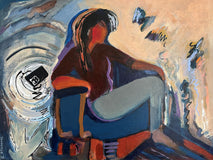 Original art for sale at UGallery.com | Unreachable by Design by Lynne Meneses | $1,100 | acrylic painting | 18' h x 24' w | thumbnail 1