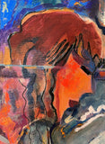Original art for sale at UGallery.com | Voice from the Shelves by Lynne Meneses | $1,650 | acrylic painting | 24' h x 24' w | thumbnail 4