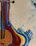 Original art for sale at UGallery.com | Where the Keys Remember You by Lynne Meneses | $2,175 | acrylic painting | 24' h x 30' w | thumbnail 4