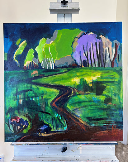 Where the Season Turns by Lynne Meneses |  Context View of Artwork 