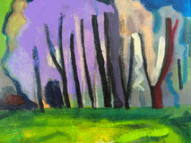 Original art for sale at UGallery.com | Where the Season Turns by Lynne Meneses | $1,550 | acrylic painting | 24' h x 24' w | thumbnail 4