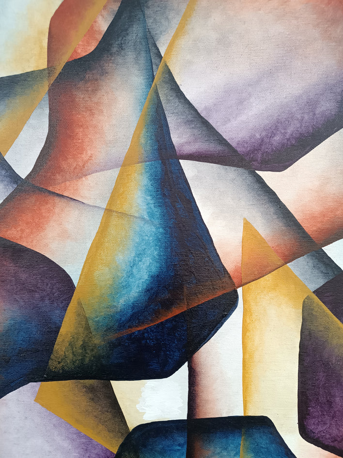 Atardecer by Mabel Serena |  Closeup View of Artwork 