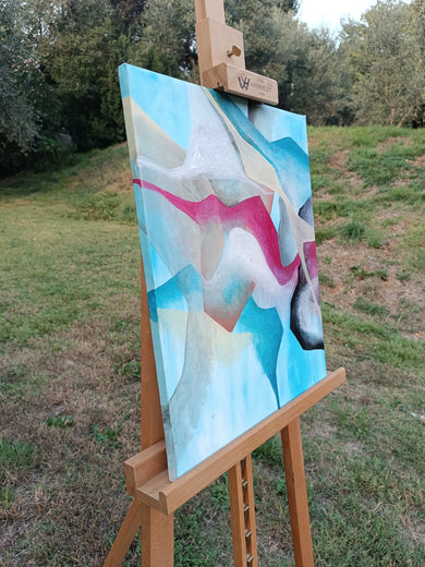 Echoes by Mabel Serena |  Side View of Artwork 