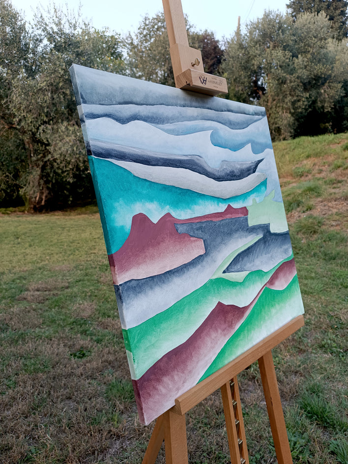 Faraway by Mabel Serena |  Side View of Artwork 