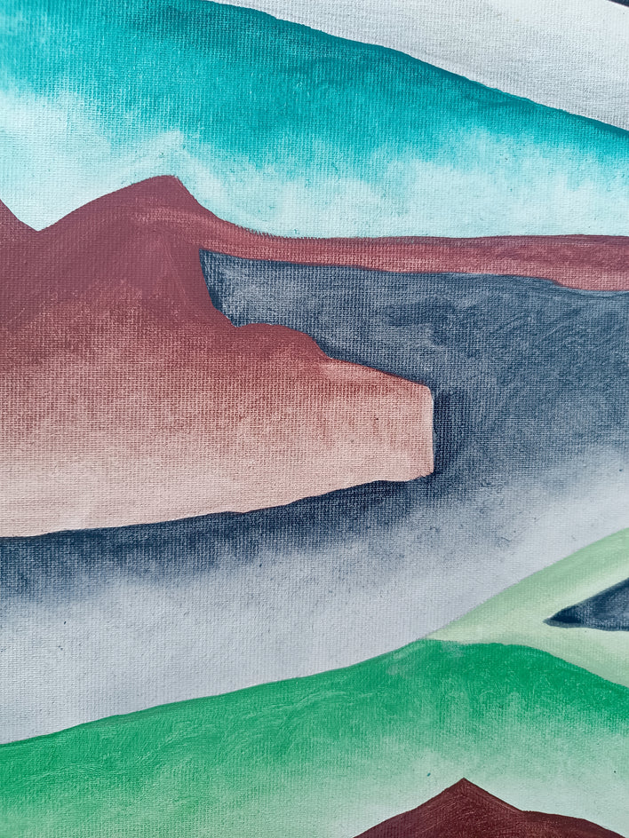 Faraway by Mabel Serena |  Closeup View of Artwork 