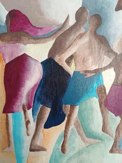 Tribale by Mabel Serena |   Closeup View of Artwork 