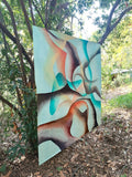 Original art for sale at UGallery.com | Glide by Mabel Serena | $3,350 | acrylic painting | 47.2' h x 51.2' w | thumbnail 2