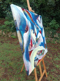 Original art for sale at UGallery.com | Shockwave by Mabel Serena | $2,250 | acrylic painting | 39.4' h x 39.4' w | thumbnail 2