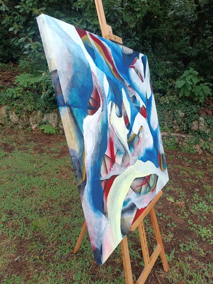 Shockwave by Mabel Serena |  Side View of Artwork 