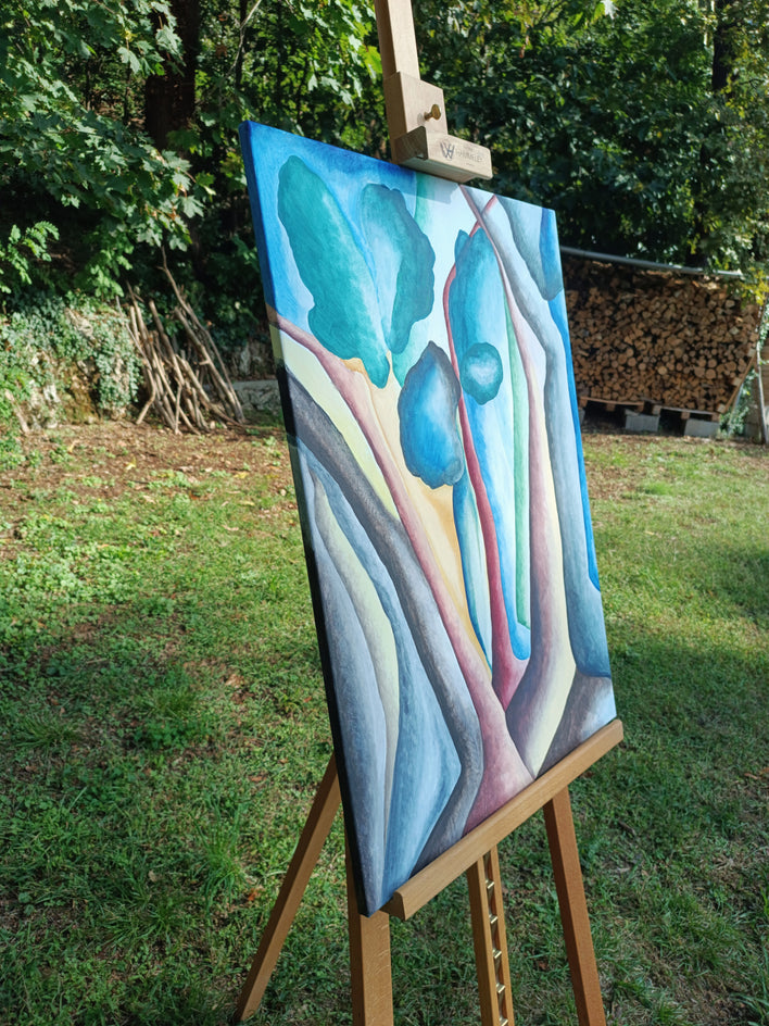 The Inner Wood by Mabel Serena |  Side View of Artwork 