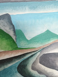 Original art for sale at UGallery.com | The River by Mabel Serena | $500 | acrylic painting | 11.8' h x 15.7' w | thumbnail 4