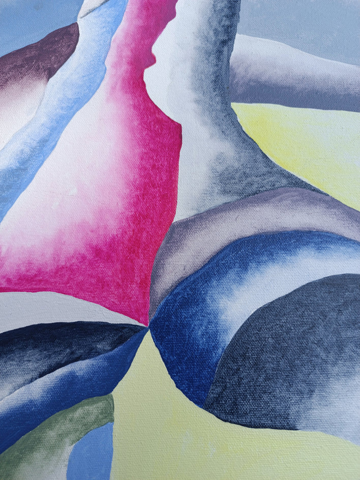 The Wanderer by Mabel Serena |  Closeup View of Artwork 