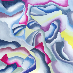 Original art for sale at UGallery.com | The Wanderer by Mabel Serena | $2,250 | acrylic painting | 39.4' h x 39.4' w