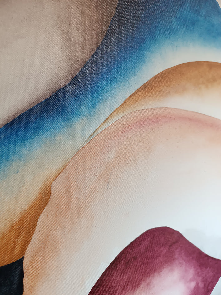 Unfolding by Mabel Serena |  Closeup View of Artwork 