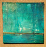 Original art for sale at UGallery.com | Aquatic Resonance by Mandy Main | $875 | mixed media artwork | 20' h x 20' w | thumbnail 3