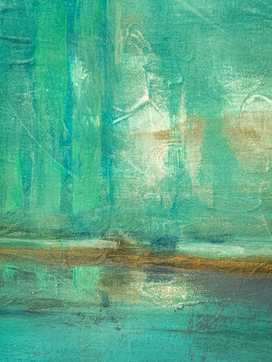 Aquatic Resonance by Mandy Main |   Closeup View of Artwork 
