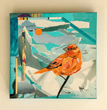 Original art for sale at UGallery.com | Bird Kaleidoscope by Mandy Main | $425 | mixed media artwork | 12' h x 12' w | thumbnail 3