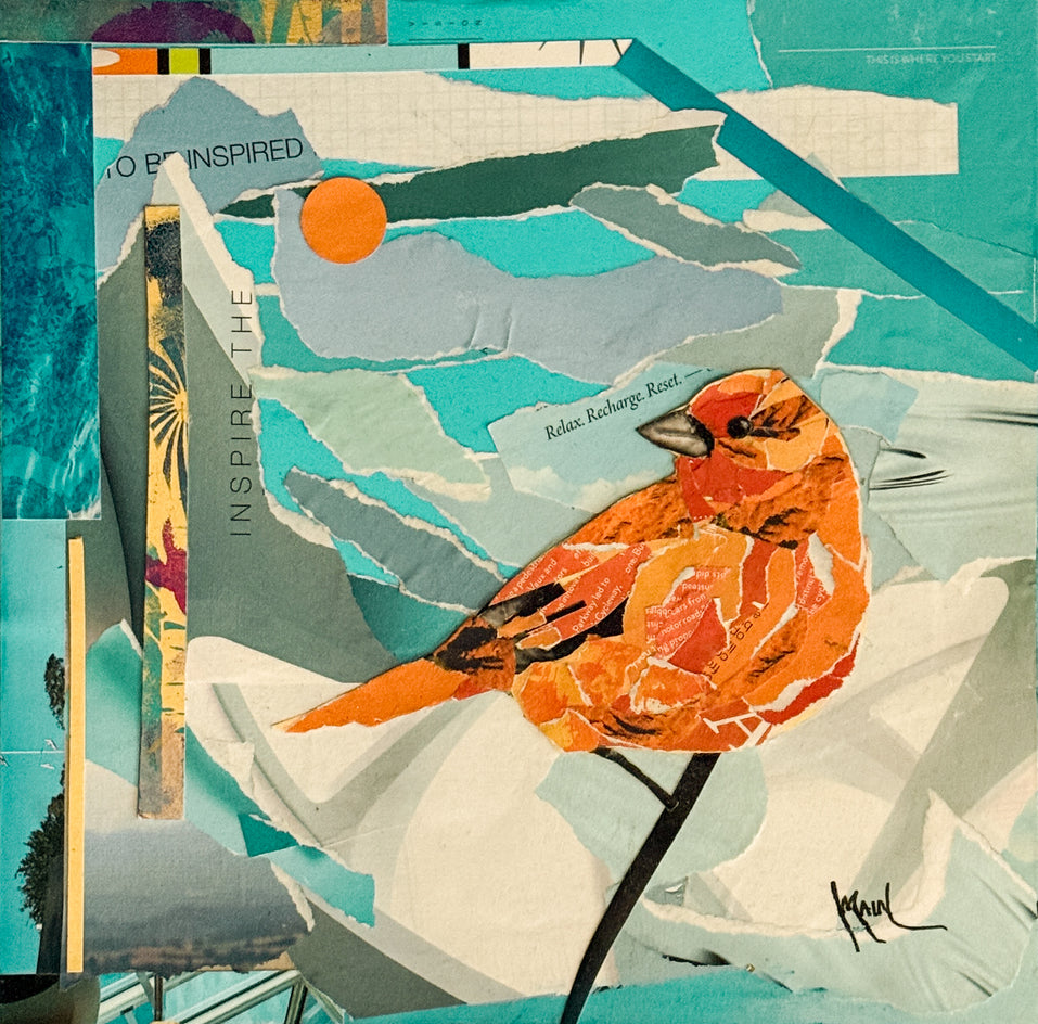 Bird Kaleidoscope by Mandy Main |  Artwork Main Image 