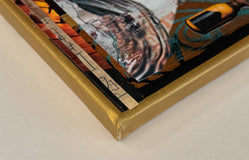 Original art for sale at UGallery.com | Dollar Princess by Mandy Main | $425 | mixed media artwork | 12' h x 12' w | thumbnail 2