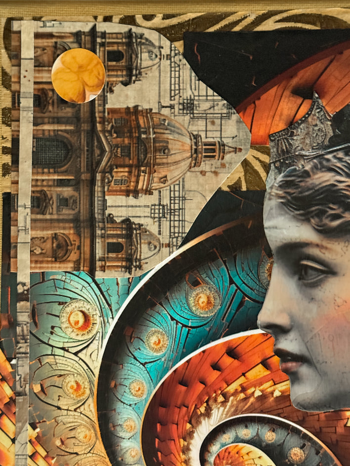 Dollar Princess by Mandy Main |  Closeup View of Artwork 