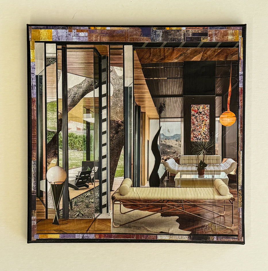 Mid-Century Modern Collage by Mandy Main |  Context View of Artwork 
