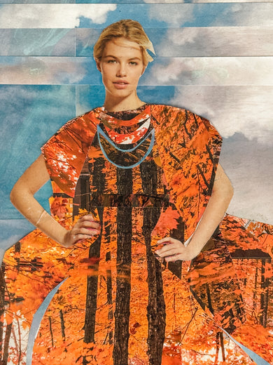 Oceanic Nymph by Mandy Main |   Closeup View of Artwork 