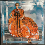 Original art for sale at UGallery.com | Oceanic Nymph by Mandy Main | $425 | mixed media artwork | 12' h x 12' w | thumbnail 1