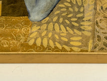 Original art for sale at UGallery.com | The Kiss by Mandy Main | $950 | mixed media artwork | 24' h x 24' w | thumbnail 2