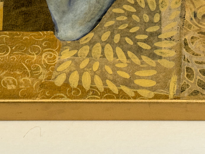 The Kiss by Mandy Main |  Side View of Artwork 