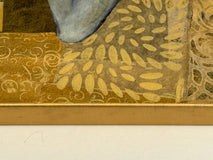 Original art for sale at UGallery.com | The Kiss by Mandy Main | $950 | mixed media artwork | 24' h x 24' w | thumbnail 2