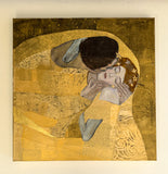 Original art for sale at UGallery.com | The Kiss by Mandy Main | $950 | mixed media artwork | 24' h x 24' w | thumbnail 3