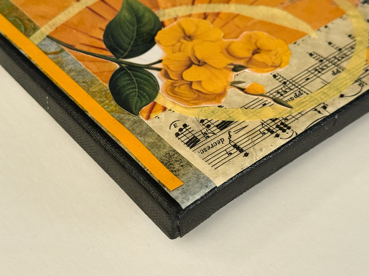 Yellow by Mandy Main |  Side View of Artwork 