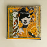 Original art for sale at UGallery.com | Yellow by Mandy Main | $425 | mixed media artwork | 12' h x 12' w | thumbnail 3