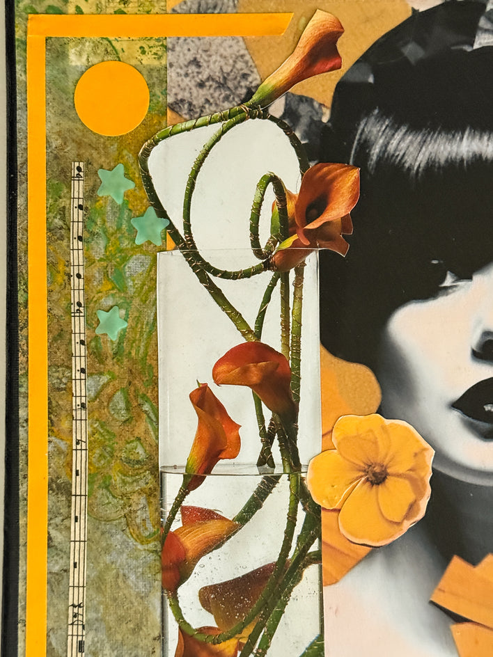 Yellow by Mandy Main |  Closeup View of Artwork 