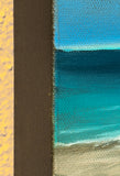 Original art for sale at UGallery.com | Blue Horizon by Mandy Main | $550 | oil painting | 12' h x 12' w | thumbnail 2