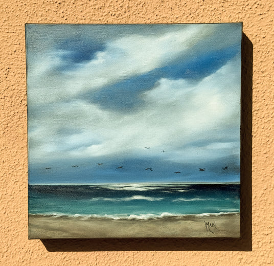 Blue Horizon by Mandy Main |  Context View of Artwork 