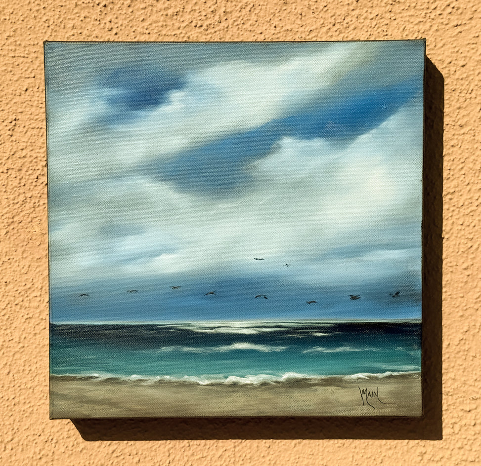 Blue Horizon by Mandy Main |  Context View of Artwork 
