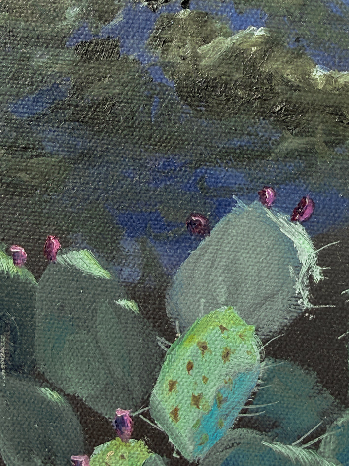 Cactus Apples by Mandy Main |  Closeup View of Artwork 