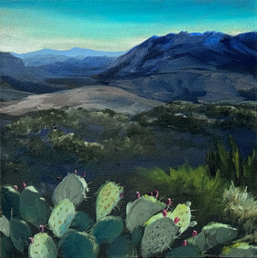 oil painting by Mandy Main titled Cactus Apples