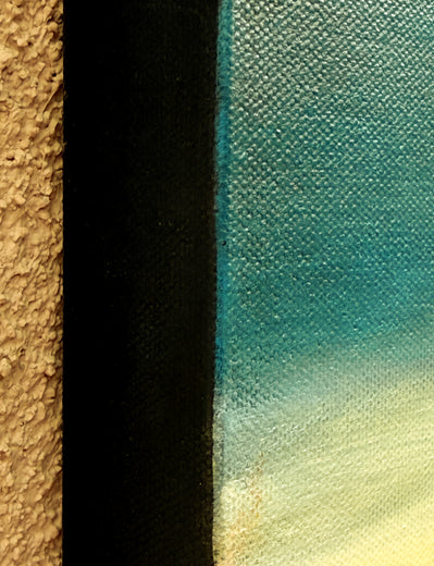 Drifting into Light by Mandy Main |  Side View of Artwork 
