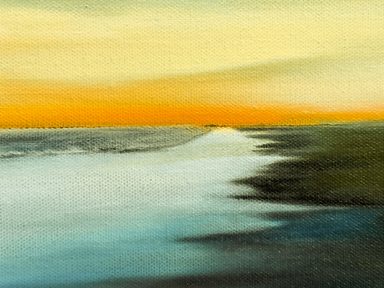 Drifting into Light by Mandy Main |  Closeup View of Artwork 