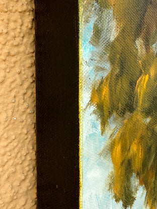 Eucalyptus at the Marina by Mandy Main |  Side View of Artwork 