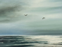 Original art for sale at UGallery.com | Flight Path II by Mandy Main | $1,700 | oil painting | 24' h x 36' w | thumbnail 4