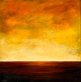 oil painting by Mandy Main titled Horizon X