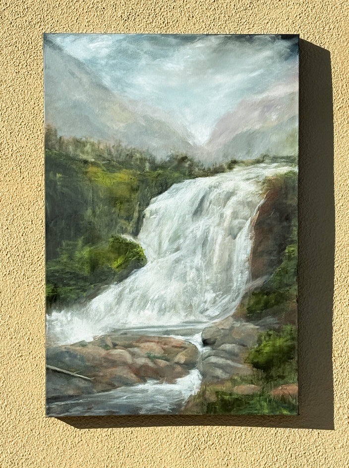 Majestic Cascade by Mandy Main |  Context View of Artwork 