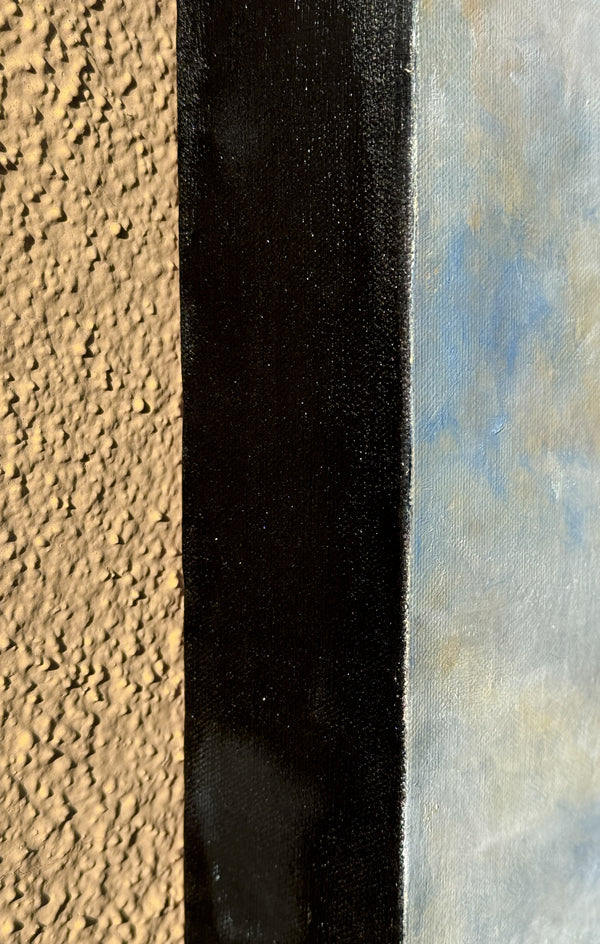 Majestic River by Mandy Main |  Side View of Artwork 